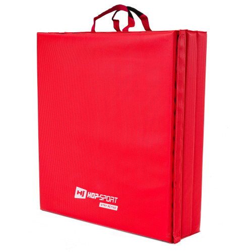 Мат гімнастичний  Hop-Sport HS-065FM 5cm red - фото №6